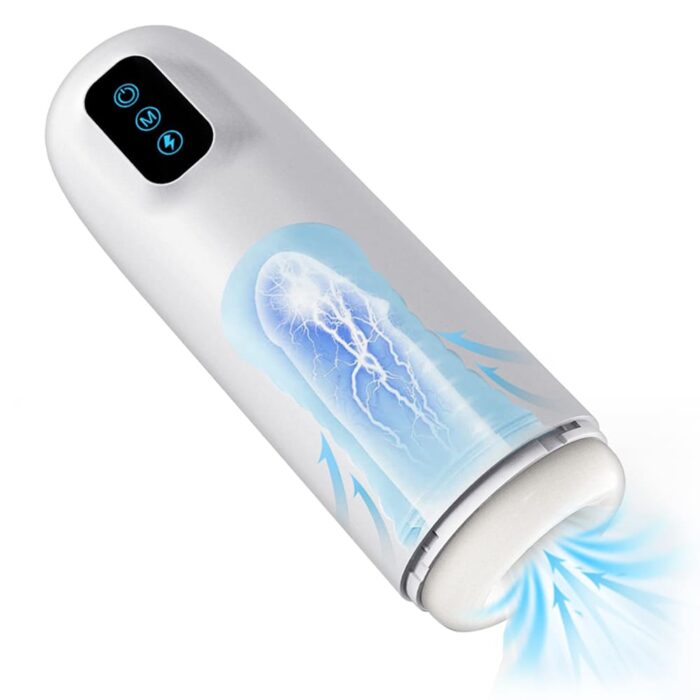 Lovesvibe Automatic Male Masturbator with 7 Powerful Thrusting Modes Sex Toys for Men for Penis Stimulation
