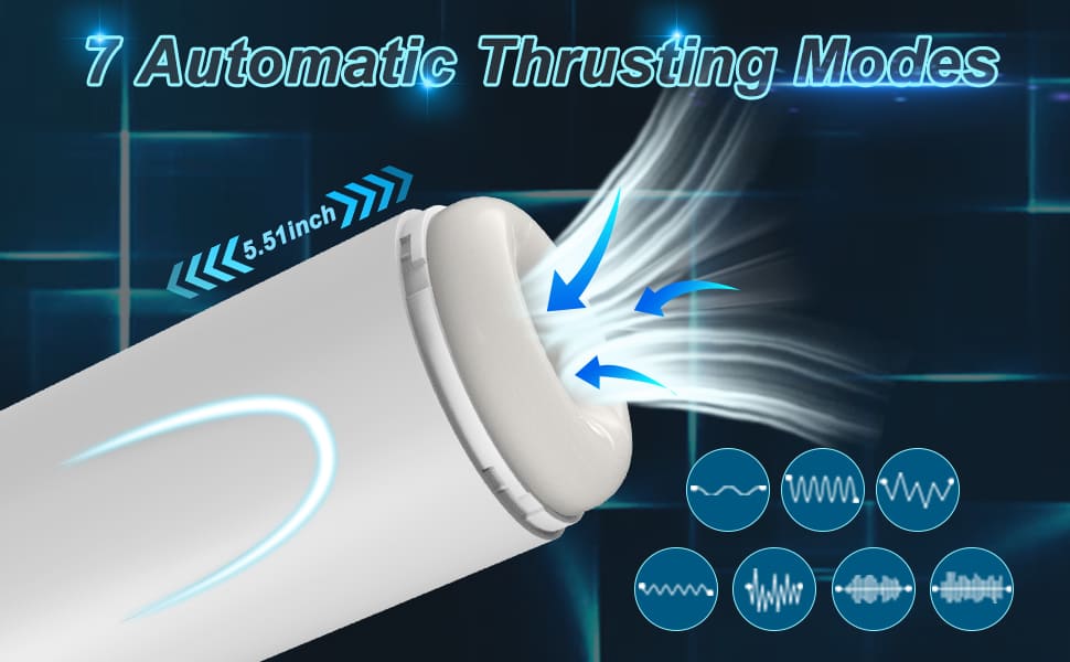 Lovesvibe Automatic Male Masturbator with 7 Powerful Thrusting Modes Sex Toys for Men for Penis Stimulation 8