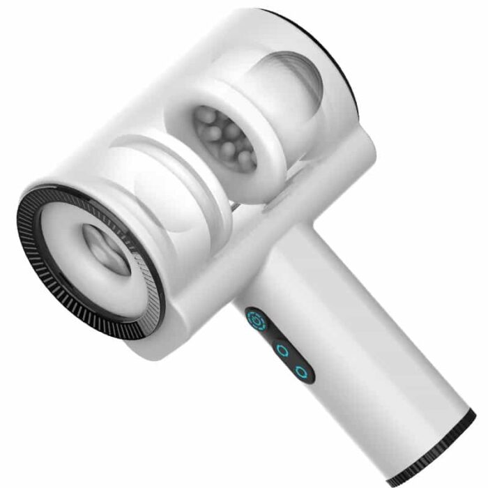Lovesvibe Automatic Male Masturbator with 7 Vibrations & 5 Thrusting Sucking Rotation Handheld Sex Toy for Men
