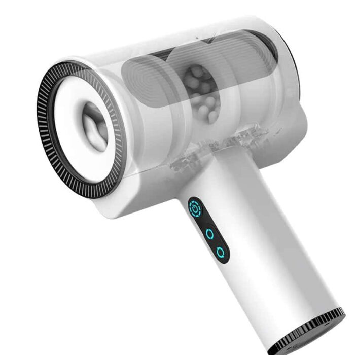 Lovesvibe Automatic Male Masturbator with 7 Vibrations & 5 Thrusting Sucking Rotation Handheld Sex Toy for Men