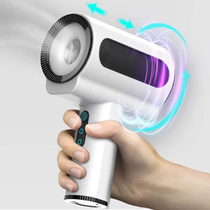 Lovesvibe Automatic Male Masturbator with 7 Vibrations & 5 Thrusting Sucking Rotation Handheld Sex Toy for Men