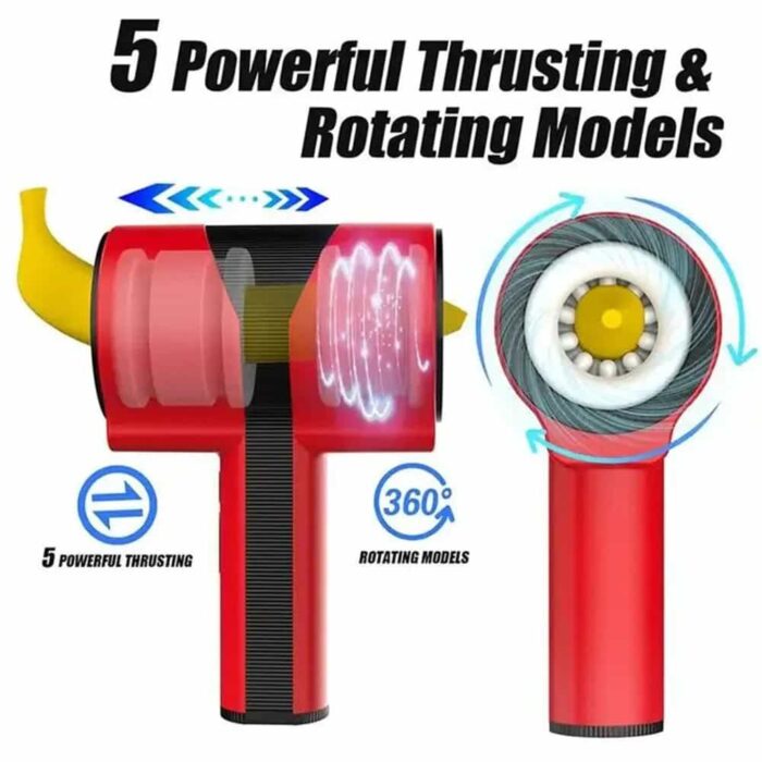 Lovesvibe Automatic Male Mastusbafor with 7 Vibration 5 Thrusting Rotation bj Machine Simulator