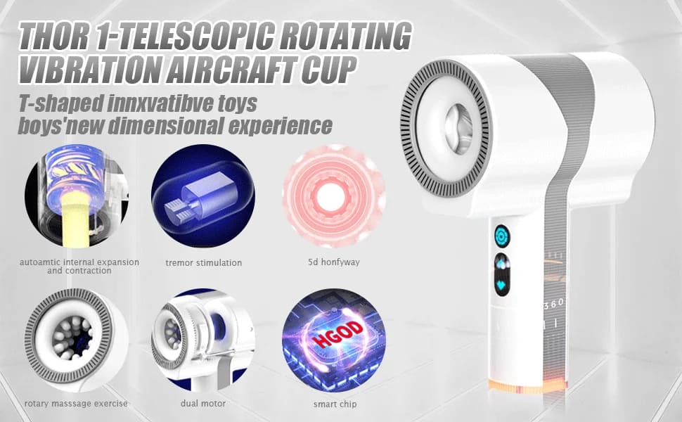 Lovesvibe Automatic Male Mastusbafor with 7 Vibration 5 Thrusting Rotation bj Machine Simulator