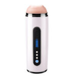 Lovesvibe Automatic Masturbator Penis Pump with 7 Vibration Sucking Hands Free Sex Machines with Suction Base
