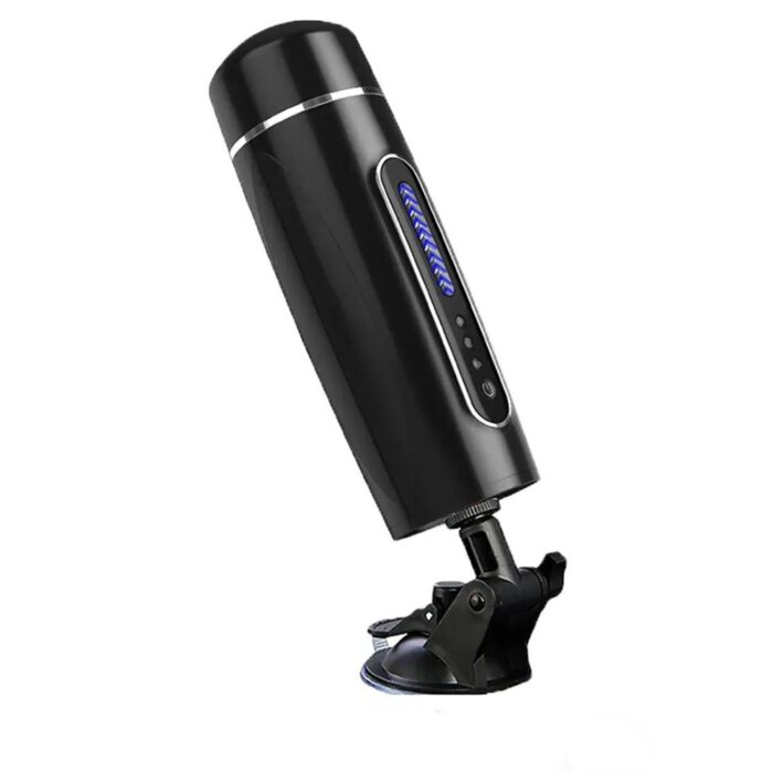 Lovesvibe Automatic Masturbator Penis Pump with 7 Vibration Sucking Hands Free Sex Machines with Suction Base