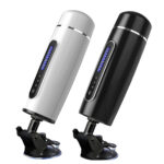 Lovesvibe Automatic Masturbator Penis Pump with 7 Vibration Sucking Hands Free Sex Machines with Suction Base