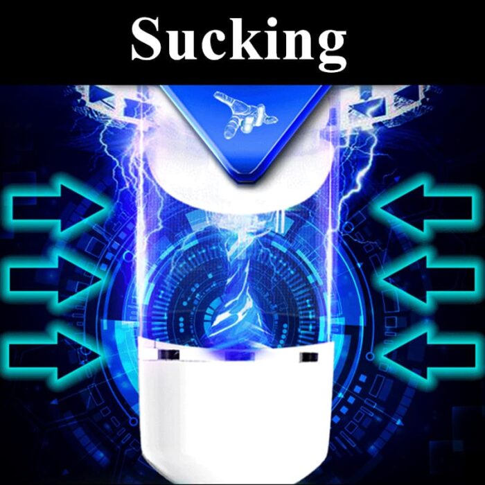 Lovesvibe Automatic Masturbator Penis Pump with 7 Vibration Sucking Hands Free Sex Machines with Suction Base
