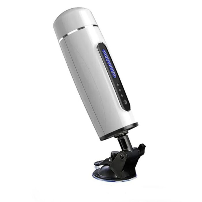 Lovesvibe Automatic Masturbator Penis Pump with 7 Vibration Sucking Hands Free Sex Machines with Suction Base