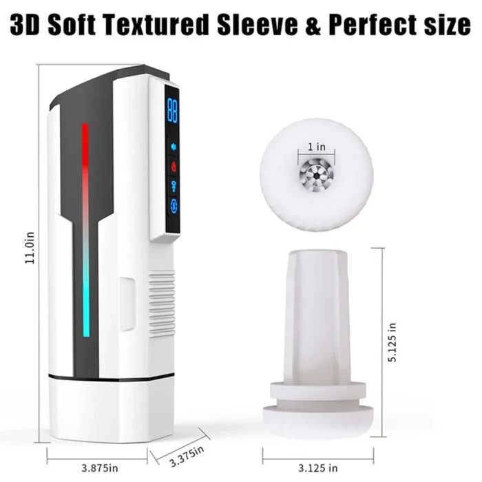 Lovesvibe Automatic Masturbator with 5 Thrusting Vibration Sucking Modes Voice Heating Sex Toys for Men