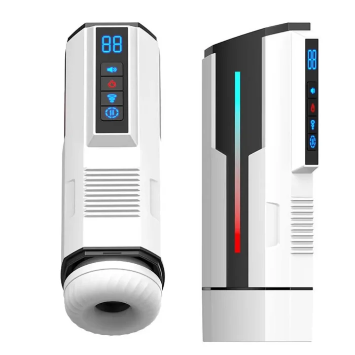 Lovesvibe Automatic Masturbator with 5 Thrusting Vibration Sucking Modes Voice Heating Sex Toys for Men