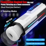 Lovesvibe Automatic Masturbator with 5 Thrusting Vibration Sucking Modes Voice Heating Sex Toys for Men