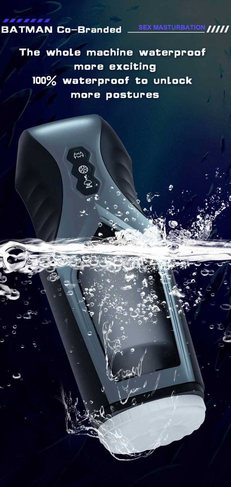 Lovesvibe Automatic Rotating Male Masturbator with 10 Vibration & 5 Rotation Modes for Penis Stimulation