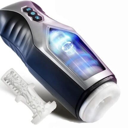 Lovesvibe Automatic Rotating Male Masturbator with 10 Vibration & 5 Rotation Modes for Penis Stimulation