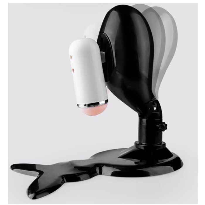 Lovesvibe Automatic Telescopic Sex Machine with Stand & ​​Remote Control Hands Free Masturbators Pocket Pussy Sex Toys