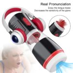 Lovesvibe Automatic Tongue Licking Male Masturbator with 4 Sucking & 7 Tongue Licking Voice Blowjob Stroker