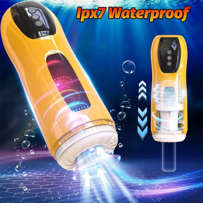 Lovesvibe Fully 3 in 1 Automatic Male Masturbator with 7 Sucking Roating Licking Modes Blowjob Sex Toy for Men 3