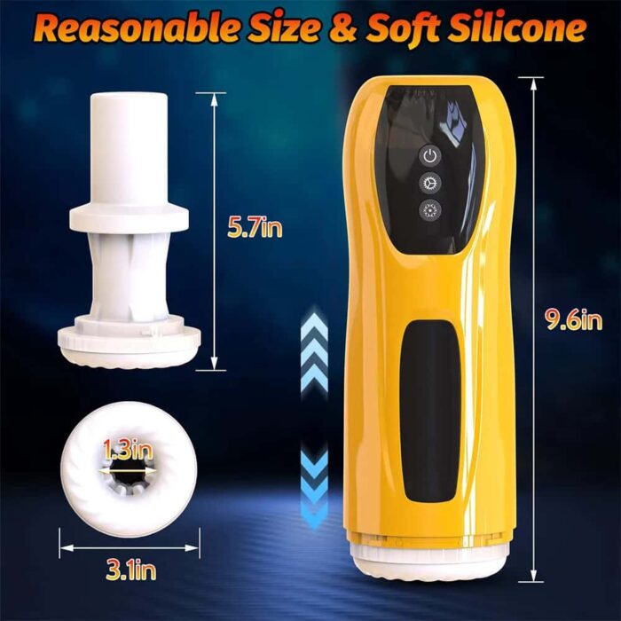 Lovesvibe Fully 3 in 1 Automatic Male Masturbator with 7 Sucking Roating Licking Modes Blowjob Sex Toy for Men 7