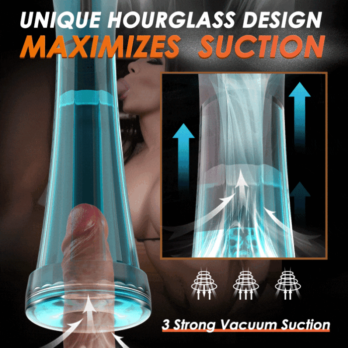 Lovesvibe Fully Automatic Masturbator Male Penis Trainer Sucking Clamp Penis Pump