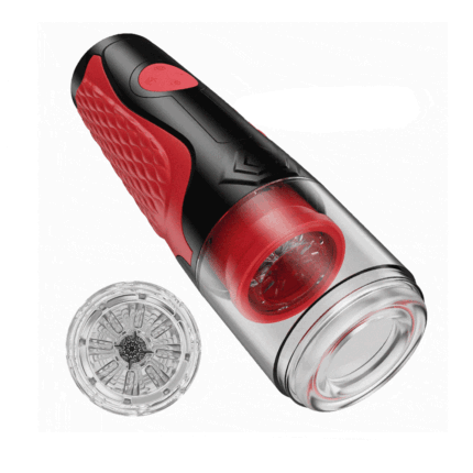 Lovesvibe Intelligent 360°Rotating Male Masturbator 1.38In Extra Long Reach Thrusting Penis Pump