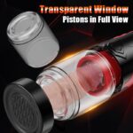 Lovesvibe Intelligent 360°Rotating Male Masturbator 1.38In Extra Long Reach Thrusting Penis Pump