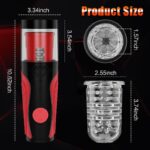 Lovesvibe Intelligent 360°Rotating Male Masturbator 1.38In Extra Long Reach Thrusting Penis Pump