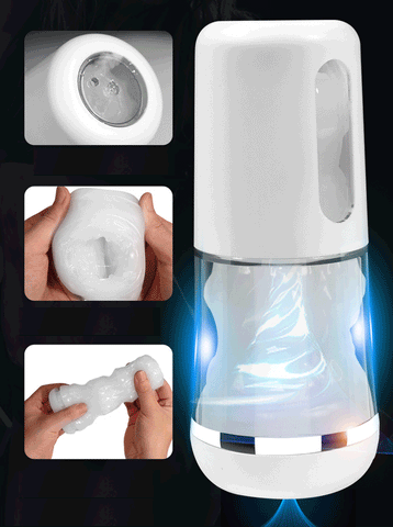 Lovesvibe Male Masturbator Deep Air Sucking Blowjob Male Stroker for Penis Stimulation-