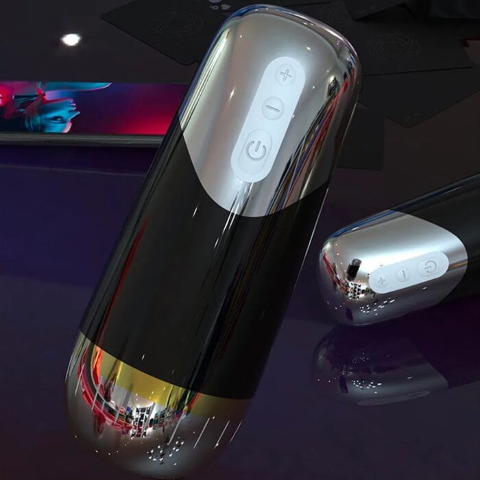 Lovesvibe Male Masturbator Mens Sex Toys with 7-Frequency Vibration 3 Level Intensity Pocket Pussy Sex Machine