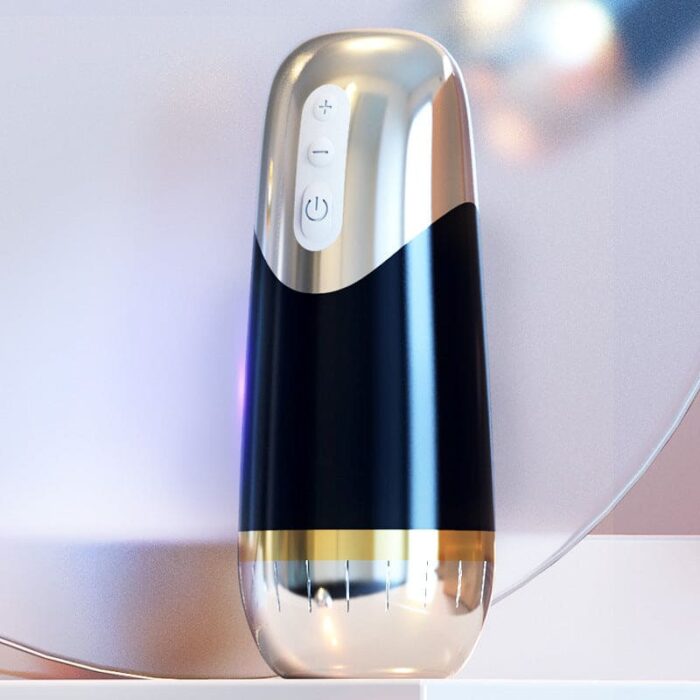Lovesvibe Male Masturbator Mens Sex Toys with 7-Frequency Vibration 3 Level Intensity Pocket Pussy Sex Machine