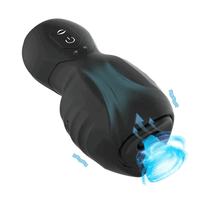 Lovesvibe Male Masturbator Penis Trainer With 7 Vibration 3 Sucking Modes Sex Toys for Men