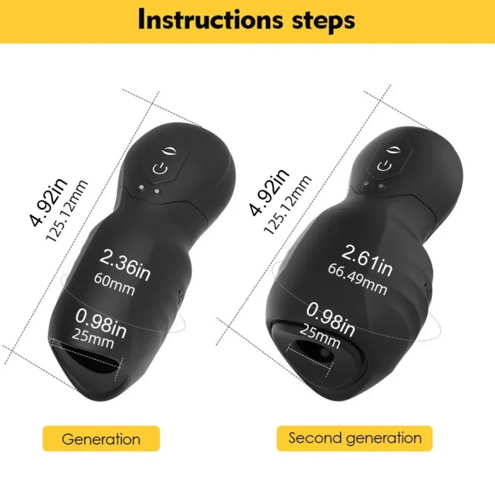Lovesvibe Male Masturbator Penis Trainer With 7 Vibration 3 Sucking Modes Sex Toys for Men