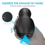Lovesvibe Male Masturbator Penis Trainer With 7 Vibration 3 Sucking Modes Sex Toys for Men