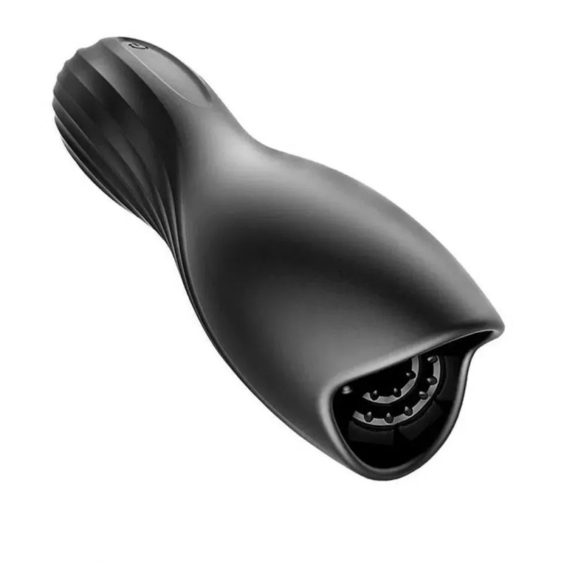 Lovesvibe Silicone Glans Automatic Masturbator, 10 Vibration Modes Penis Sleeves Sex Toys for Men