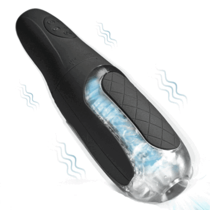 Luoge Carp Automatic Male Masturbator with 10 Vibration 4 Sucking Moan Deep Throat Male Stroker