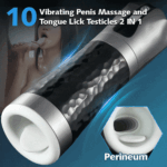 Luoge LG382 Automatic Masturbators 10 Vibrating 5 Sucking Smart Tongue Sucking Masturbation Cup