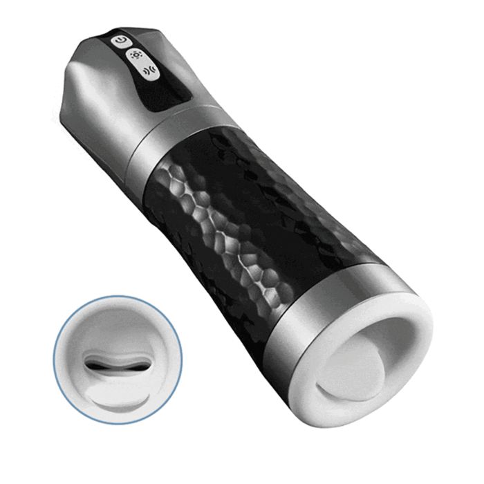 Luoge LG382 Automatic Masturbators 10 Vibrating 5 Sucking Smart Tongue Sucking Masturbation Cup