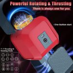 Magic Cube Fully Automatic Male Masturbator with 7 Rotation Modes Concealed Design Dual Open-Ended Sex Machine
