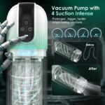 Male rose 2 Automatic Masturbator, 7 Rotating Sucking penniss Vacuum Pump