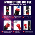 Max Jet Cup Automatic Male Masturbator 9 Vibration Rotation & Thrusting Modes Male Stroker
