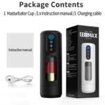 Max Jet Cup Automatic Male Masturbator 9 Vibration Rotation & Thrusting Modes Male Stroker