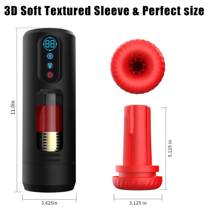 Max Jet Cup Automatic Male Masturbator 9 Vibration Rotation & Thrusting Modes Male Stroker