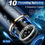 Omysky Automatic Male Masturbator with Voice Interactive - 6 Frequency 3 Speed Male Sex Toy