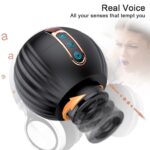 Pumpkin Bomb Automatic Male Masturbator with 8 Telescopic & Rotation Modes Blowjob Sex Machine