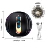 Pumpkin Bomb Automatic Male Masturbator with 8 Telescopic & Rotation Modes Blowjob Sex Machine