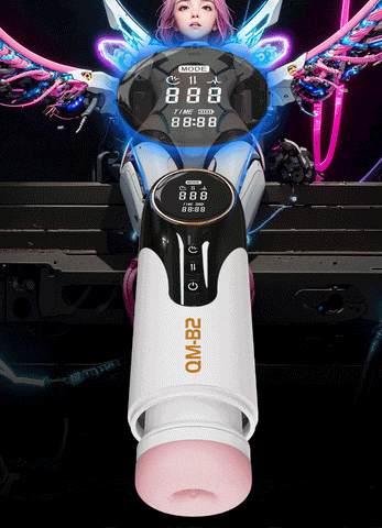 Qm-B2 Automatic Male Masturbator with 9 Vibrations 4 Thrusting Sucking Moaning Heating Pocket Pussy