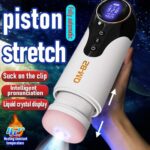Qm-B2 Automatic Male Masturbator with 9 Vibrations 4 Thrusting Sucking Moaning Heating Pocket Pussy