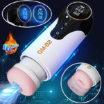 Qm-B2 Automatic Male Masturbator with 9 Vibrations 4 Thrusting Sucking Moaning Heating Pocket Pussy