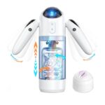 Robot Automatic Male Masturbator with 7 Thrusting 4 Rotation Voice Handheld Male Sex Toys Stroker