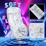 Robot Automatic Male Masturbator with 7 Thrusting 4 Rotation Voice Handheld Male Sex Toys Stroker