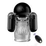 Robot-Shaped 10 Vibrations Male Masturbator with Remote Control Electric Glans Penis Trainer