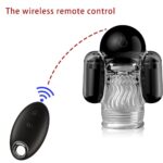 Robot-Shaped 10 Vibrations Male Masturbator with Remote Control Electric Glans Penis Trainer